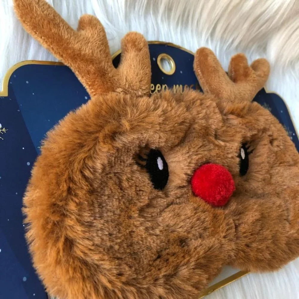 Plush Reindeer Sleep Mask